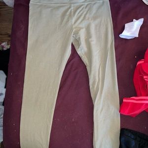 Wild Fable Olive Green Capri Leggings Women's Large